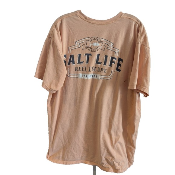 Salt Life Other - Salt Life Live‎ Salty Short Sleeve Pocket Graphic T Shirt Mens XL PFG Fishing